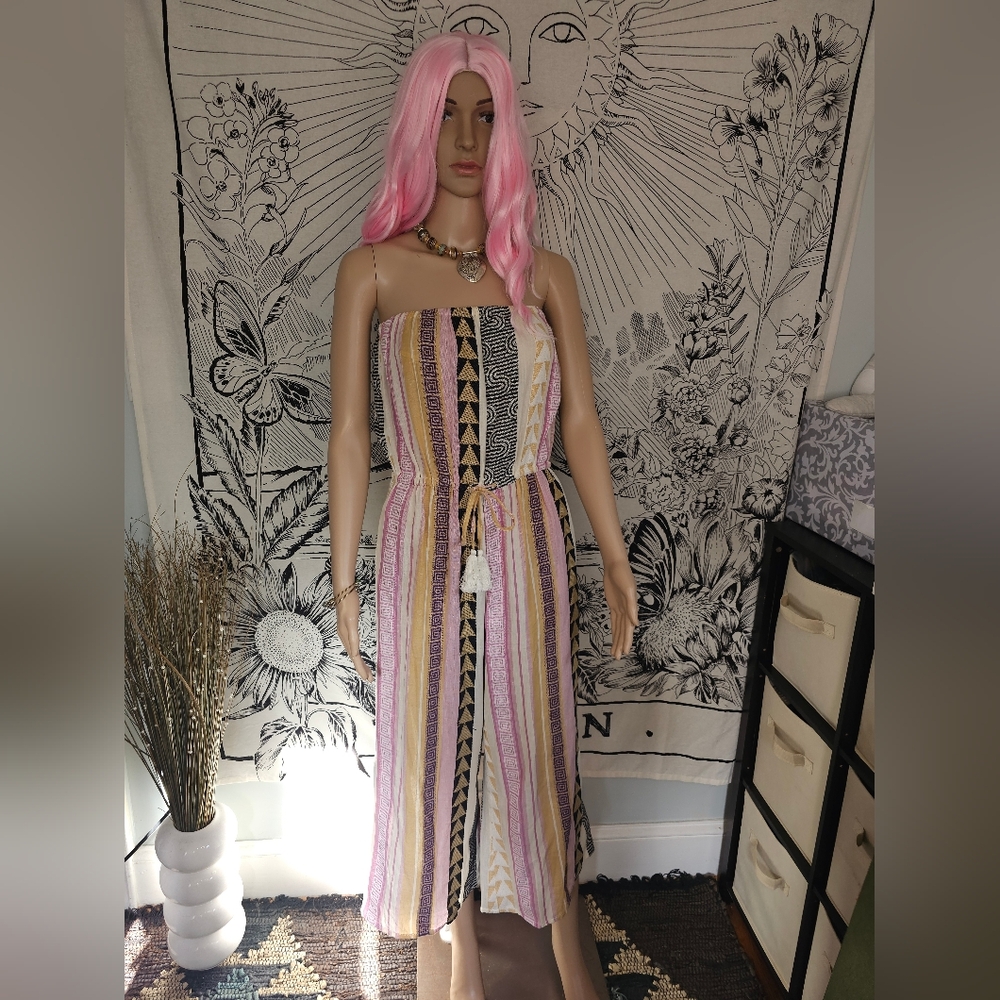 Like New Elan Sleeveless Pantsuit Drawstring Waist Medium